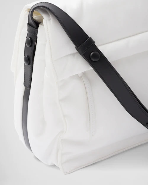 Large padded Re-Nylon shoulder bag