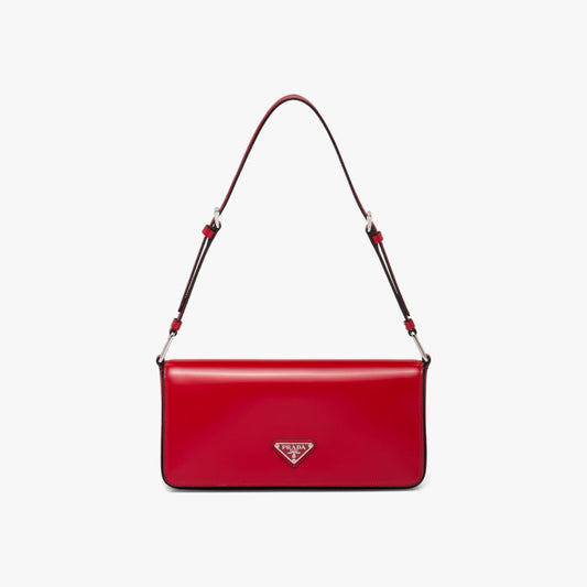 Brushed leather Prada Femme bag