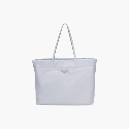 Re-Nylon and Saffiano leather tote bag