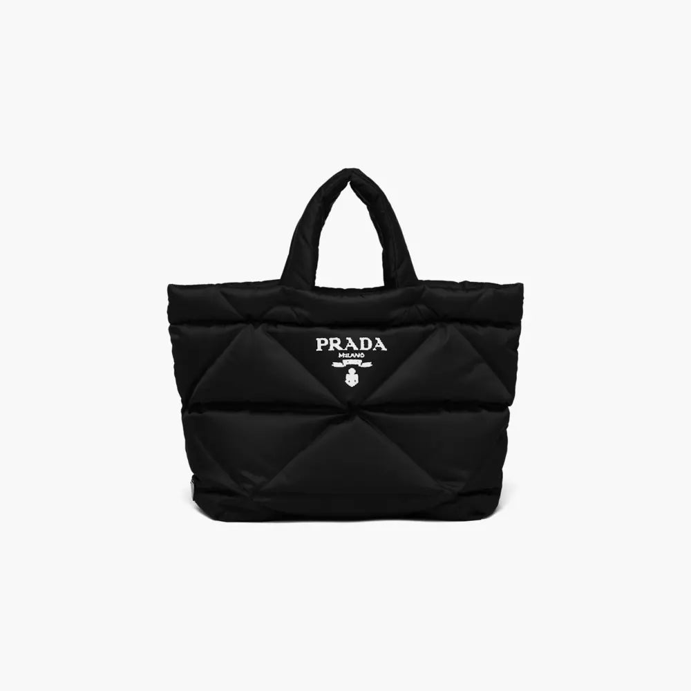 Padded Re-Nylon tote bag