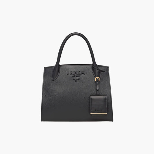 Small Saffiano Leather Prada Monochrome Bag