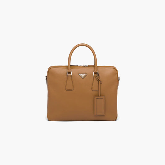 Saffiano Leather Work Bag