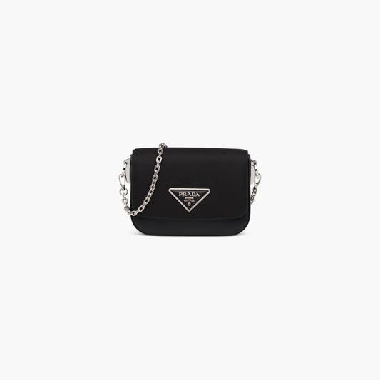 Nylon and leather Prada Identity shoulder bag