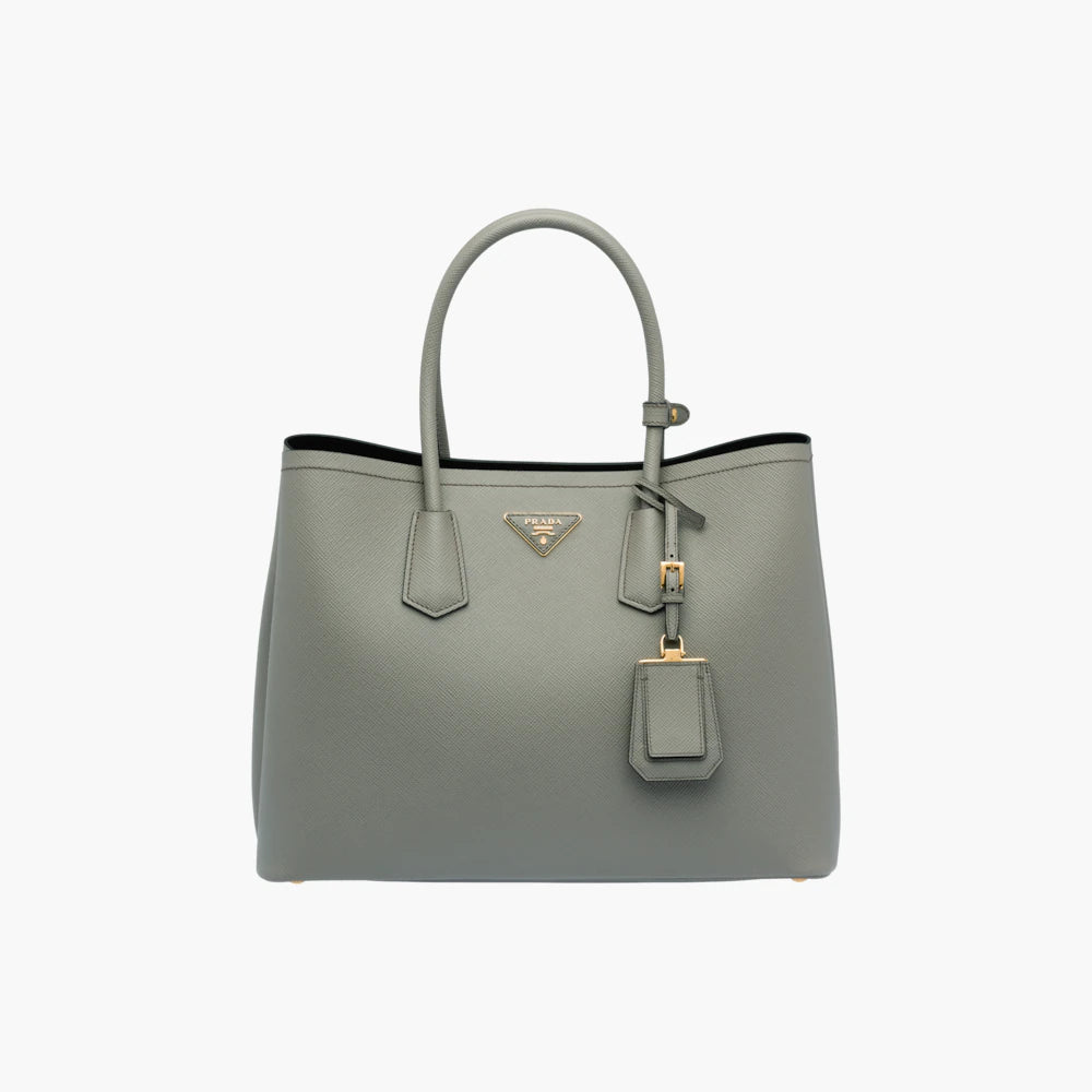 Medium Saffiano Leather Double Prada Bag