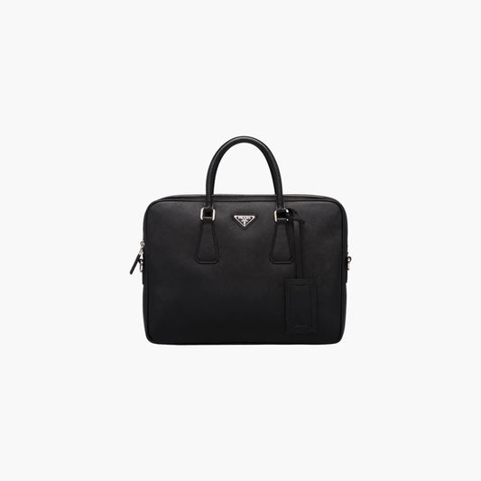 Saffiano Leather Work Bag