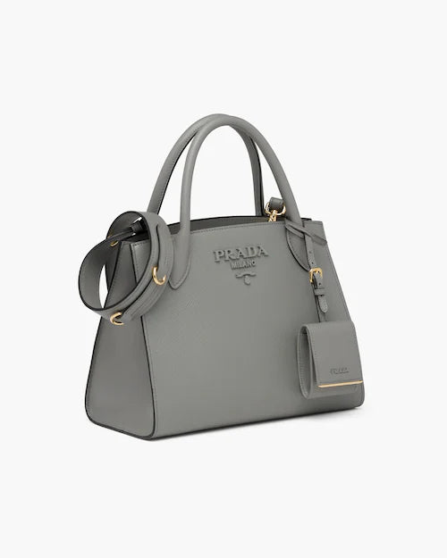 Small Saffiano Leather Prada Monochrome Bag