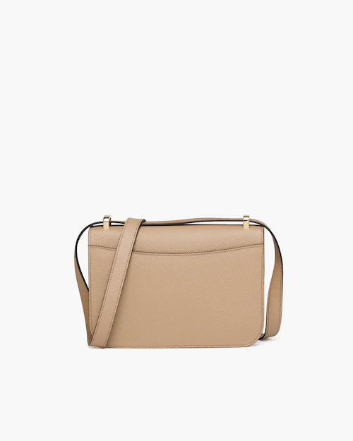 Saffiano leather shoulder bag