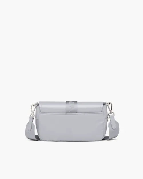 Prada Pocket nylon and brushed leather bag