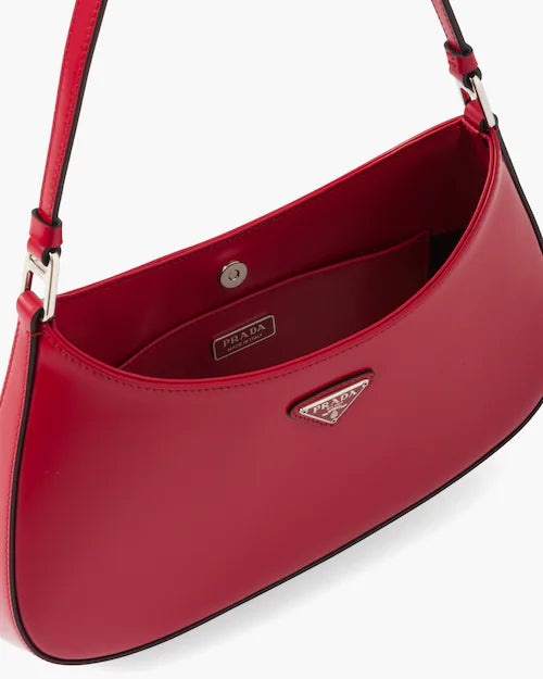 Prada Cleo brushed leather shoulder bag